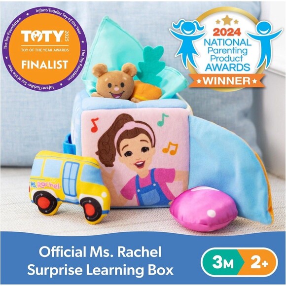 Ms. Rachel Official  Surprise Learning Box Plush - Picture 2 of 6